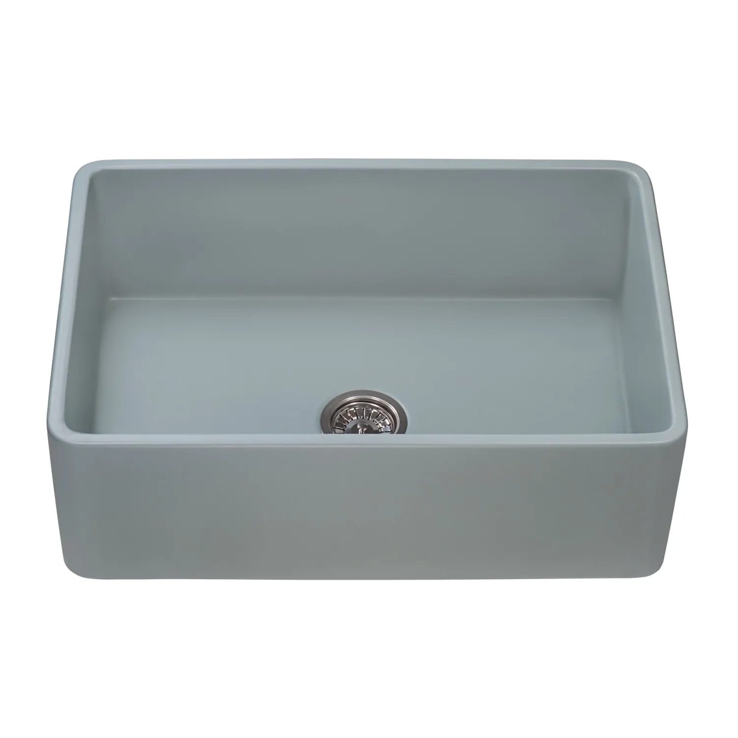 Sale 30 x 20" Fireclay Reversible Farmhouse Apron-Front Kitchen Sink Single Bowl Single Bowl Sinks|Apron Front / Farmhouse Sinks