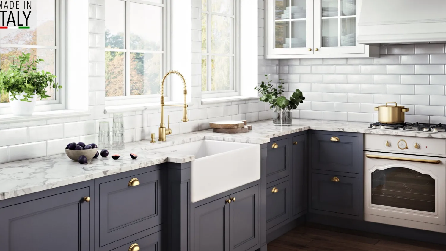 Sale 30 x 20" Fireclay Reversible Farmhouse Apron-Front Kitchen Sink Single Bowl Single Bowl Sinks|Apron Front / Farmhouse Sinks