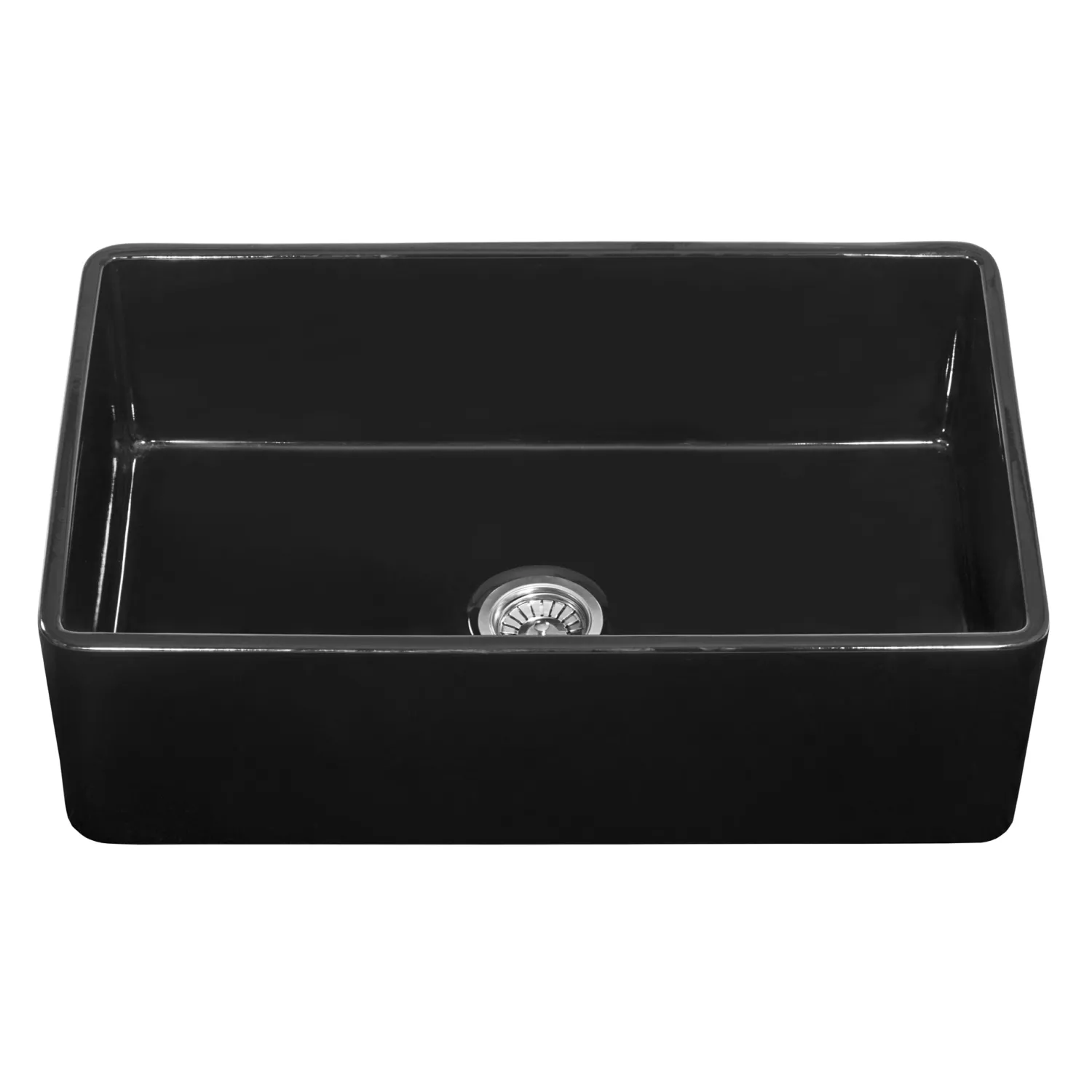 Sale 30 x 20" Fireclay Reversible Farmhouse Apron-Front Kitchen Sink Single Bowl Single Bowl Sinks|Apron Front / Farmhouse Sinks