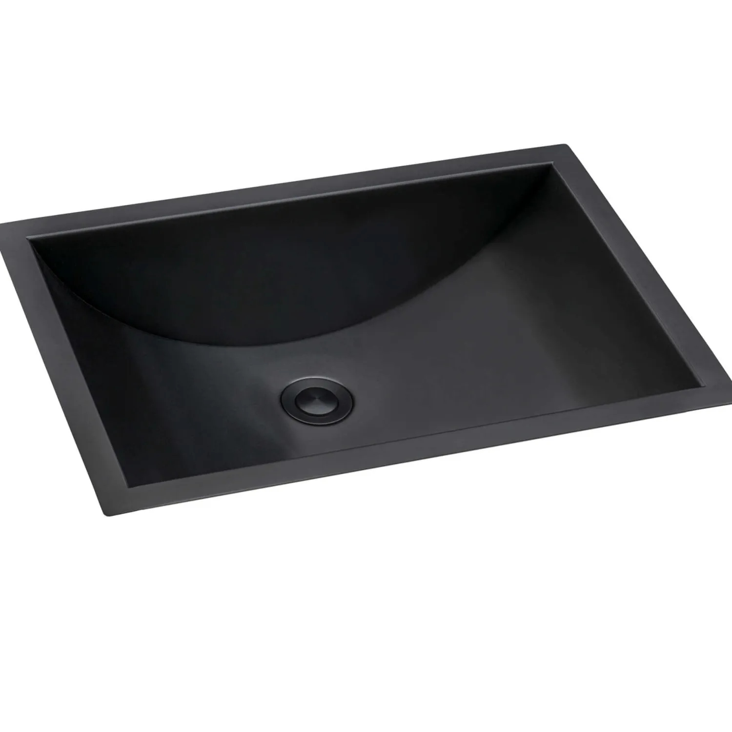 Hot 16 x 13" Gunmetal Undermount Bathroom Sink Stainless Steel Gunmetal, Brass, & Gold