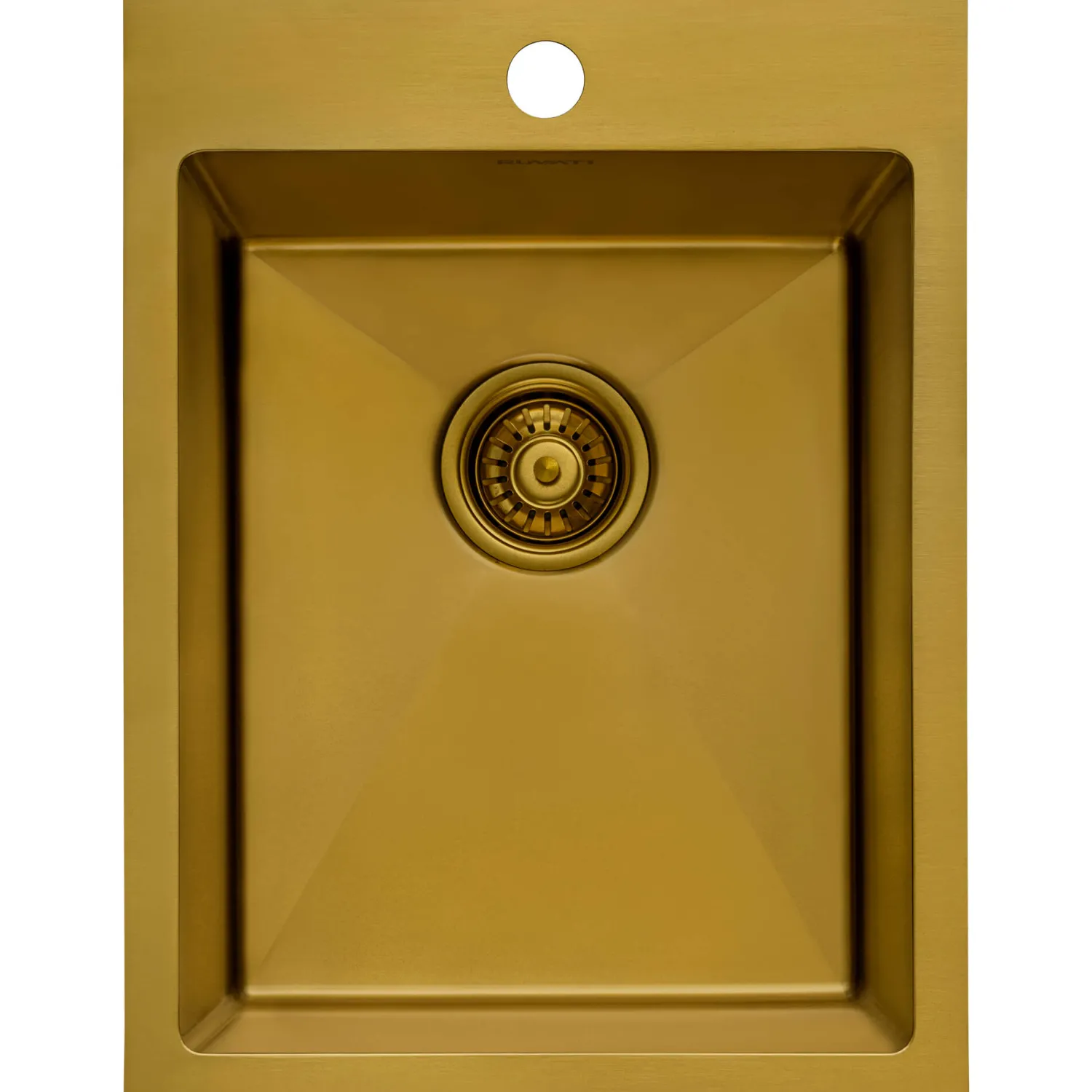 Online 15" x 20" Matte Gold Stainless Steel Topmount Bar Prep Sink Gunmetal, Brass, & Gold|Sinks For Tight Spaces