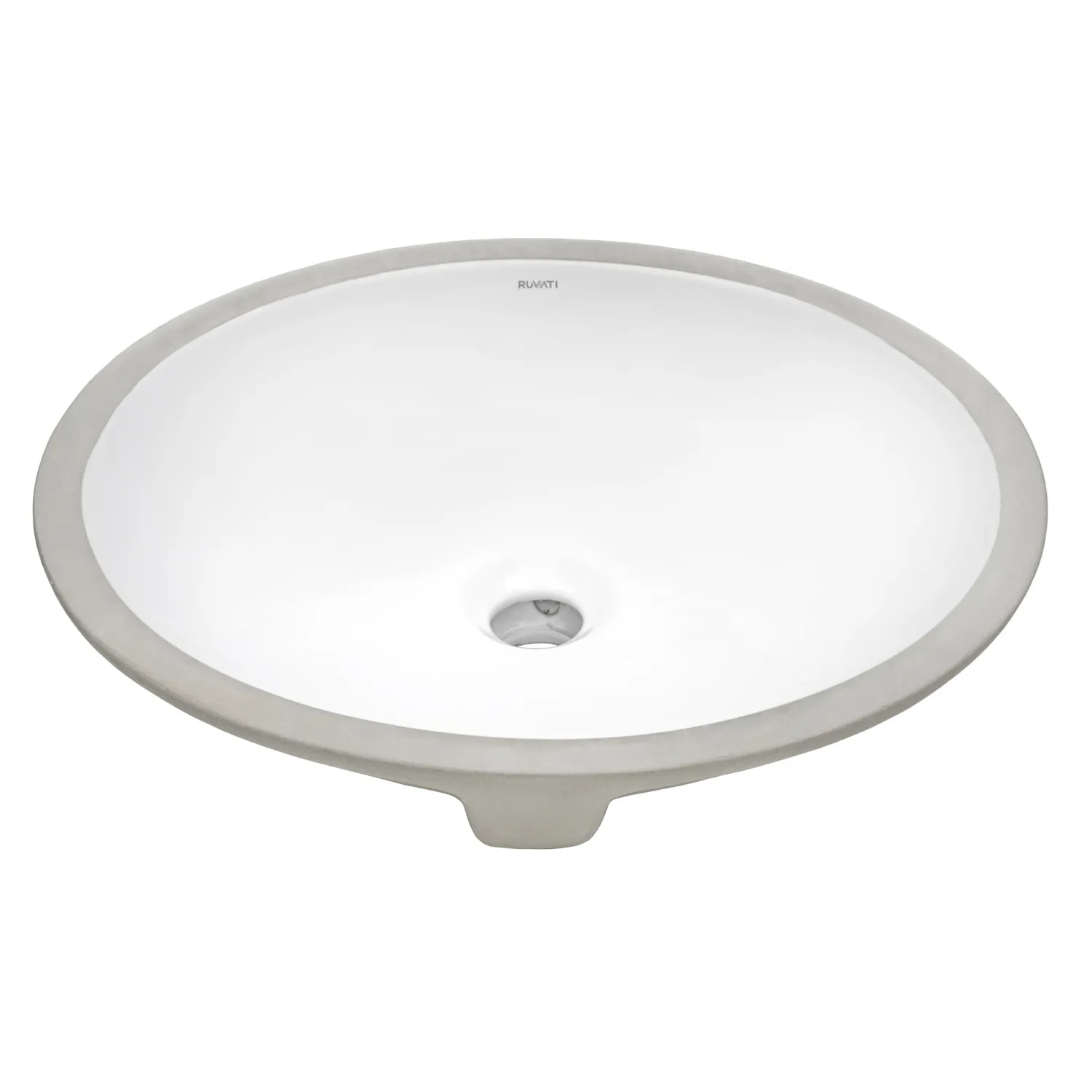 Best 15" x 12" Oval Undermount Bathroom Sink in White Undermount