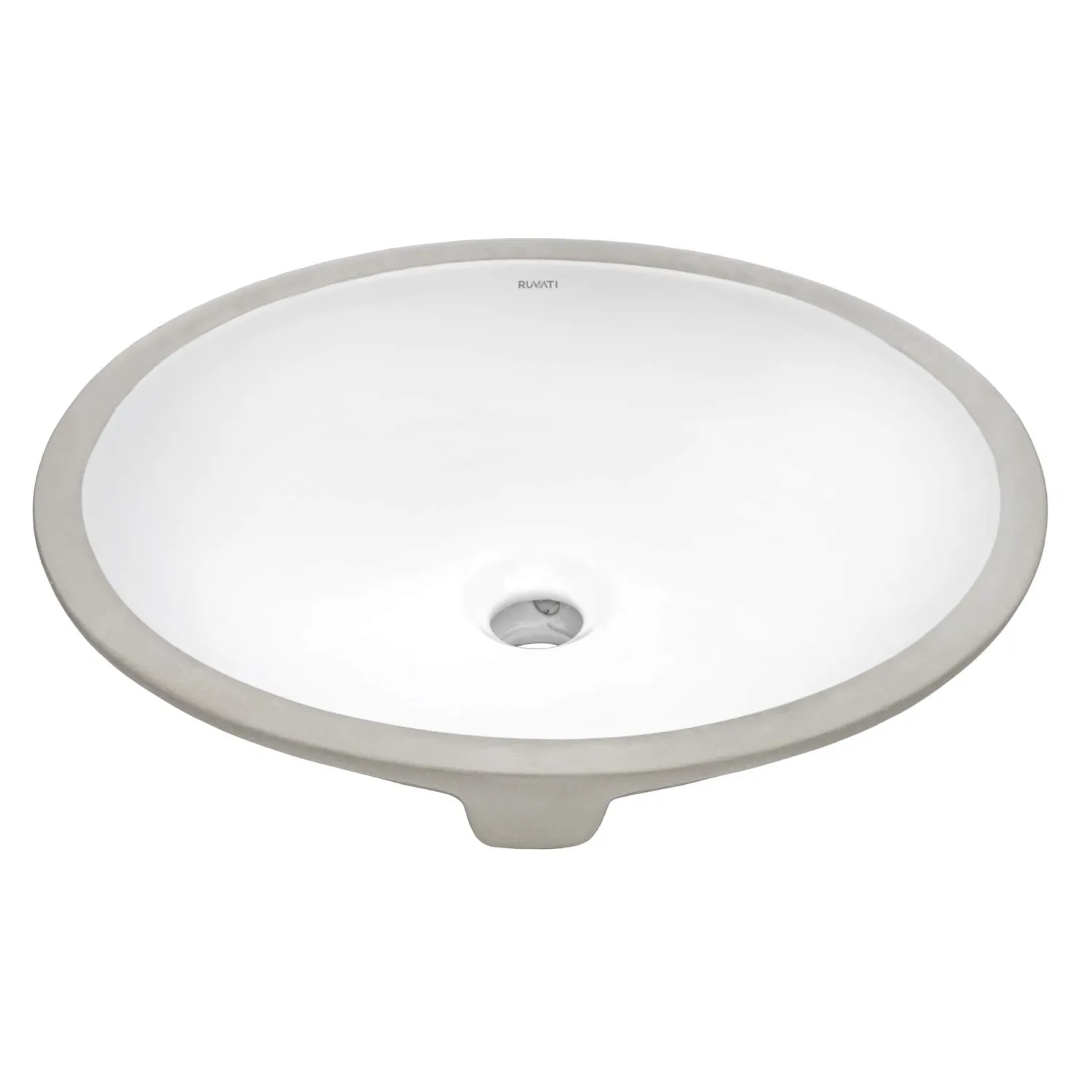Best 15" x 12" Oval Undermount Bathroom Sink in White Undermount