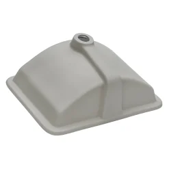 New 18.5" x 12" Rectangular Undermount Bathroom Sink in White Undermount
