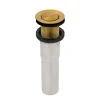 New 20 x 14" Semi-Recessed Topmount Brushed Golden Brass Rectangular Bathroom Sink Stainless Steel Sinks|Gunmetal, Brass, & Gold