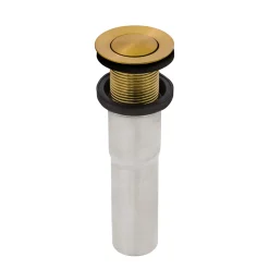 New 20 x 14" Semi-Recessed Topmount Brushed Golden Brass Rectangular Bathroom Sink Stainless Steel Sinks|Gunmetal, Brass, & Gold