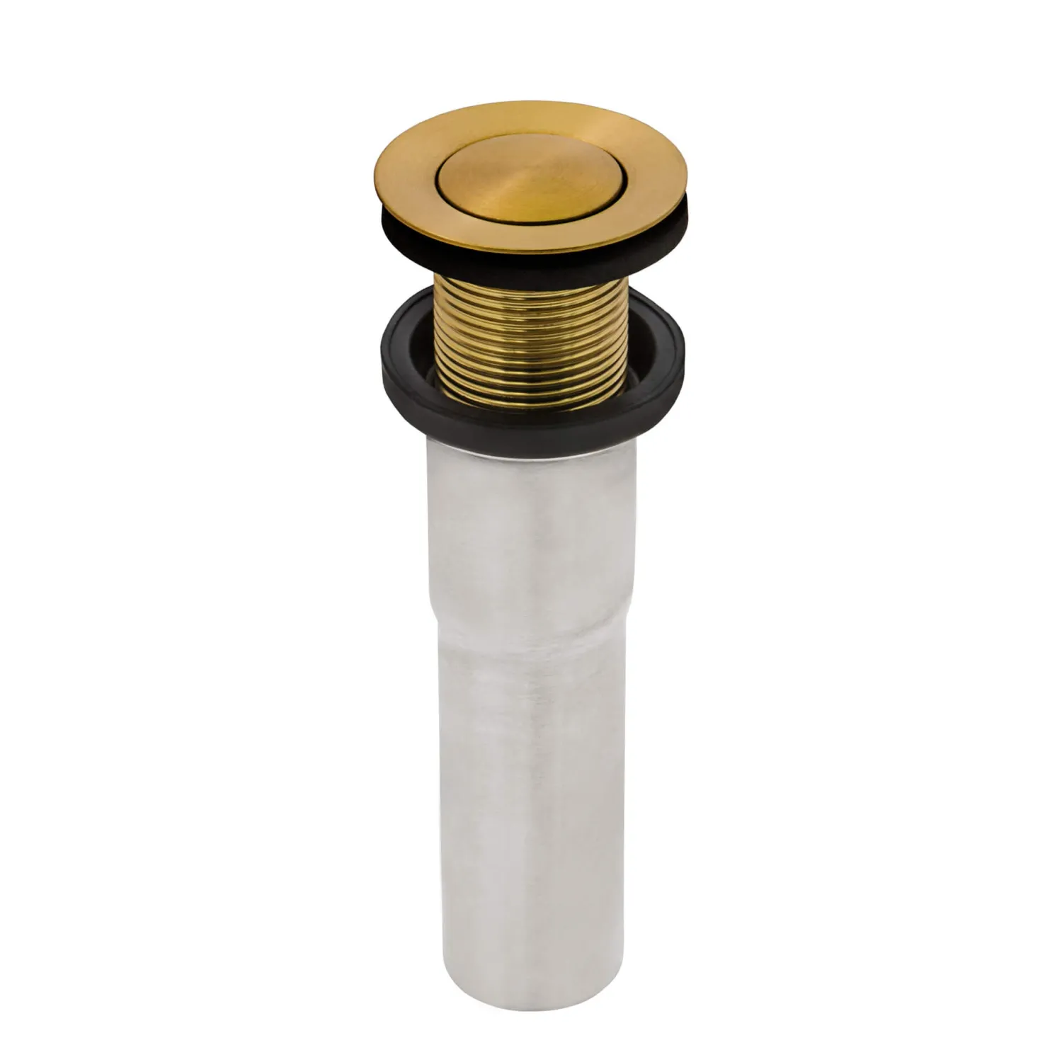New 20 x 14" Semi-Recessed Topmount Brushed Golden Brass Rectangular Bathroom Sink Stainless Steel Sinks|Gunmetal, Brass, & Gold