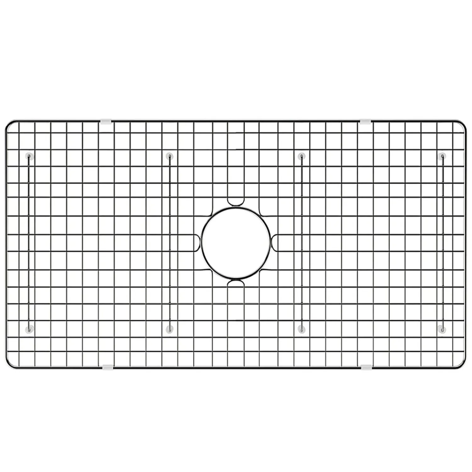 New 27" x 17" Stainless Steel Bottom Grid for RVL2100WH Fireclay Kitchen Sink Bottom Grids