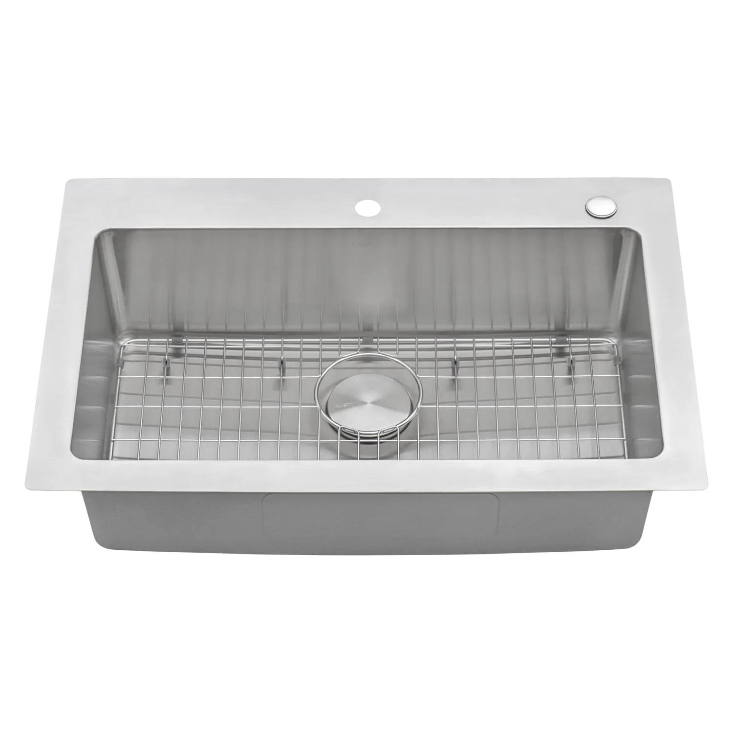 New 33" x 22" Topmount 16 Gauge Stainless Steel Kitchen Sink Drop-In / Top Mount Sinks|Stainless Steel Sinks