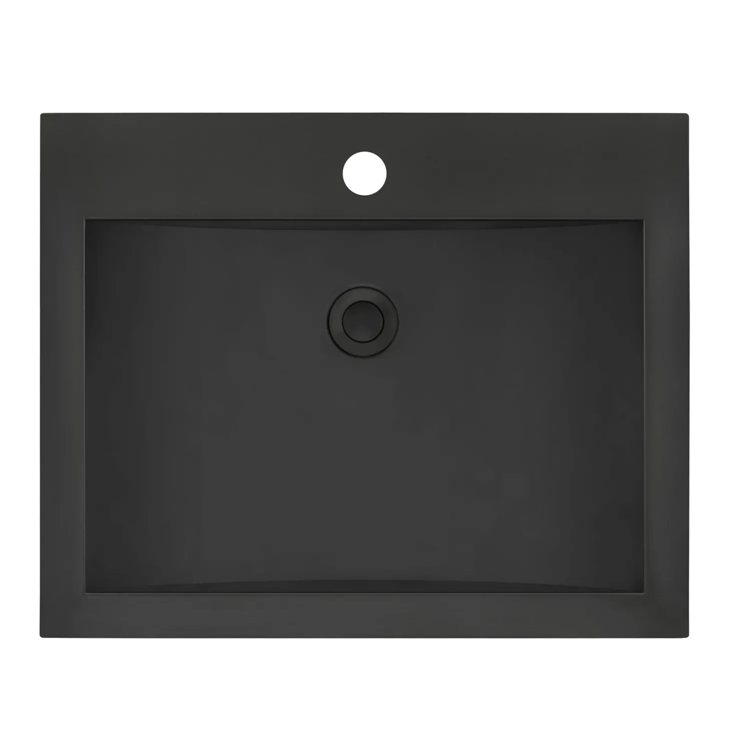 21" x 17" Topmount Gunmetal Stainless Steel Bathroom Sink Stainless Steel Sinks|Drop-In / Top Mount Sinks
