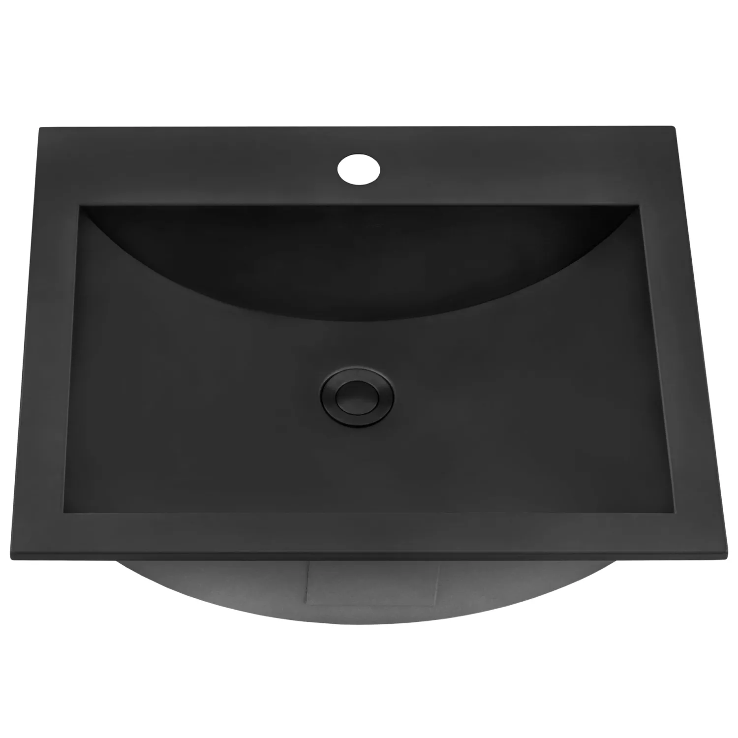 21" x 17" Topmount Gunmetal Stainless Steel Bathroom Sink Stainless Steel Sinks|Drop-In / Top Mount Sinks
