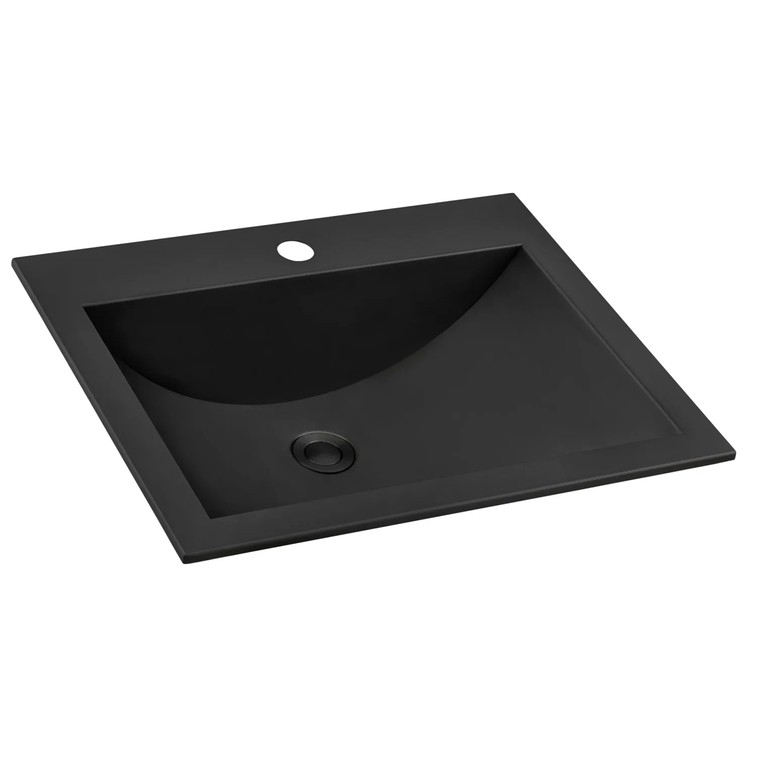 21" x 17" Topmount Gunmetal Stainless Steel Bathroom Sink Stainless Steel Sinks|Drop-In / Top Mount Sinks