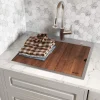 21" x 20" Topmount Laundry Utility Workstation Sink | 12" Deep Drop-In / Top Mount Sinks|Sinks For Tight Spaces