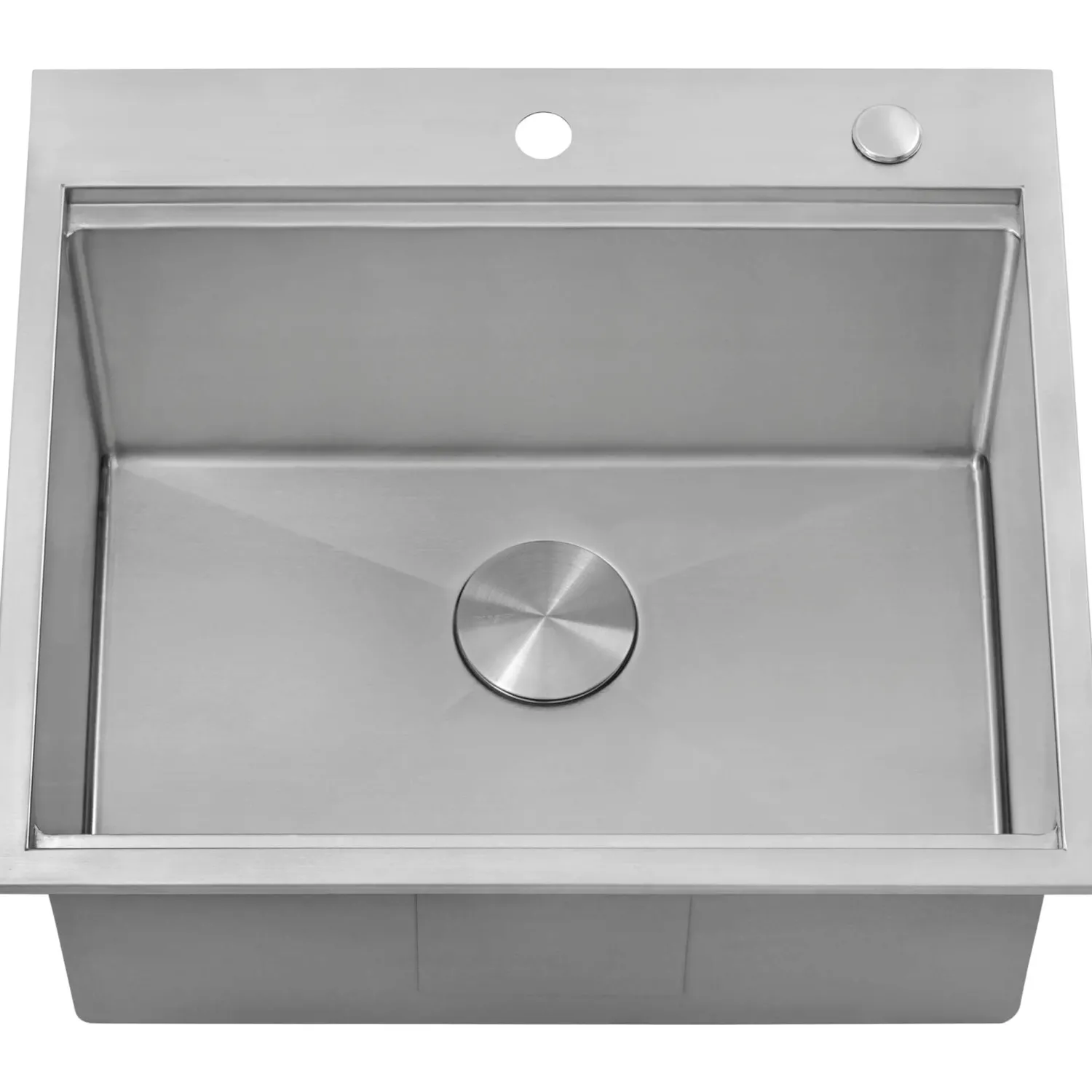 21" x 20" Topmount Laundry Utility Workstation Sink | 12" Deep Drop-In / Top Mount Sinks|Sinks For Tight Spaces