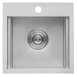 Online 15" x 15" Topmount Marine Grade T-316 Stainless Workstation Outdoor Sink - RVQ5215 Outdoor Sinks & Accessories|Laundry Room Chevron Down Icon