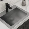 Sale 21" x 17" Topmount Stainless Steel Bathroom Sink Stainless Steel Sinks|Drop-In / Top Mount Sinks