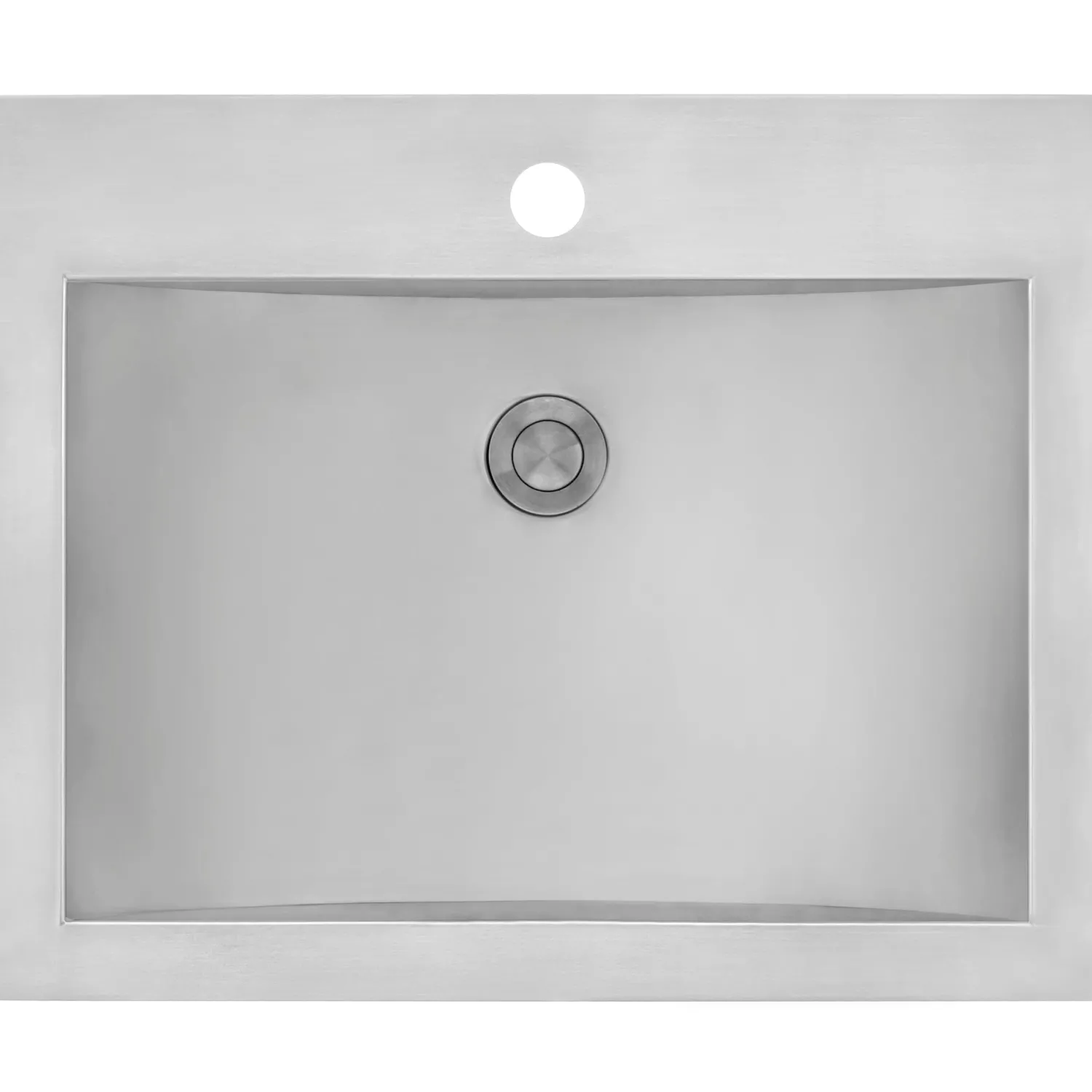 Sale 21" x 17" Topmount Stainless Steel Bathroom Sink Stainless Steel Sinks|Drop-In / Top Mount Sinks