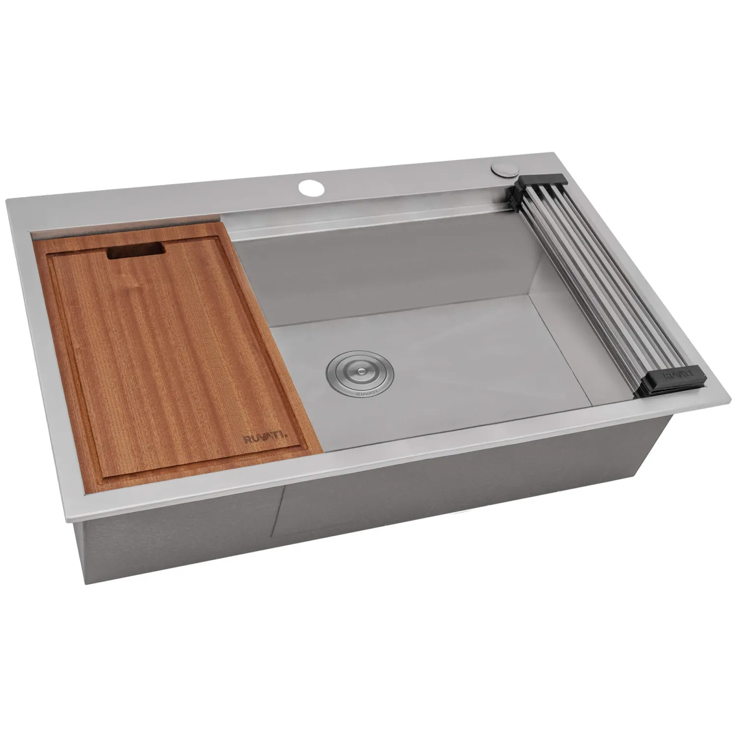 New 27" x 20" Topmount Workstation Kitchen Sink Drop-In / Top Mount Sinks|Sinks For Tight Spaces