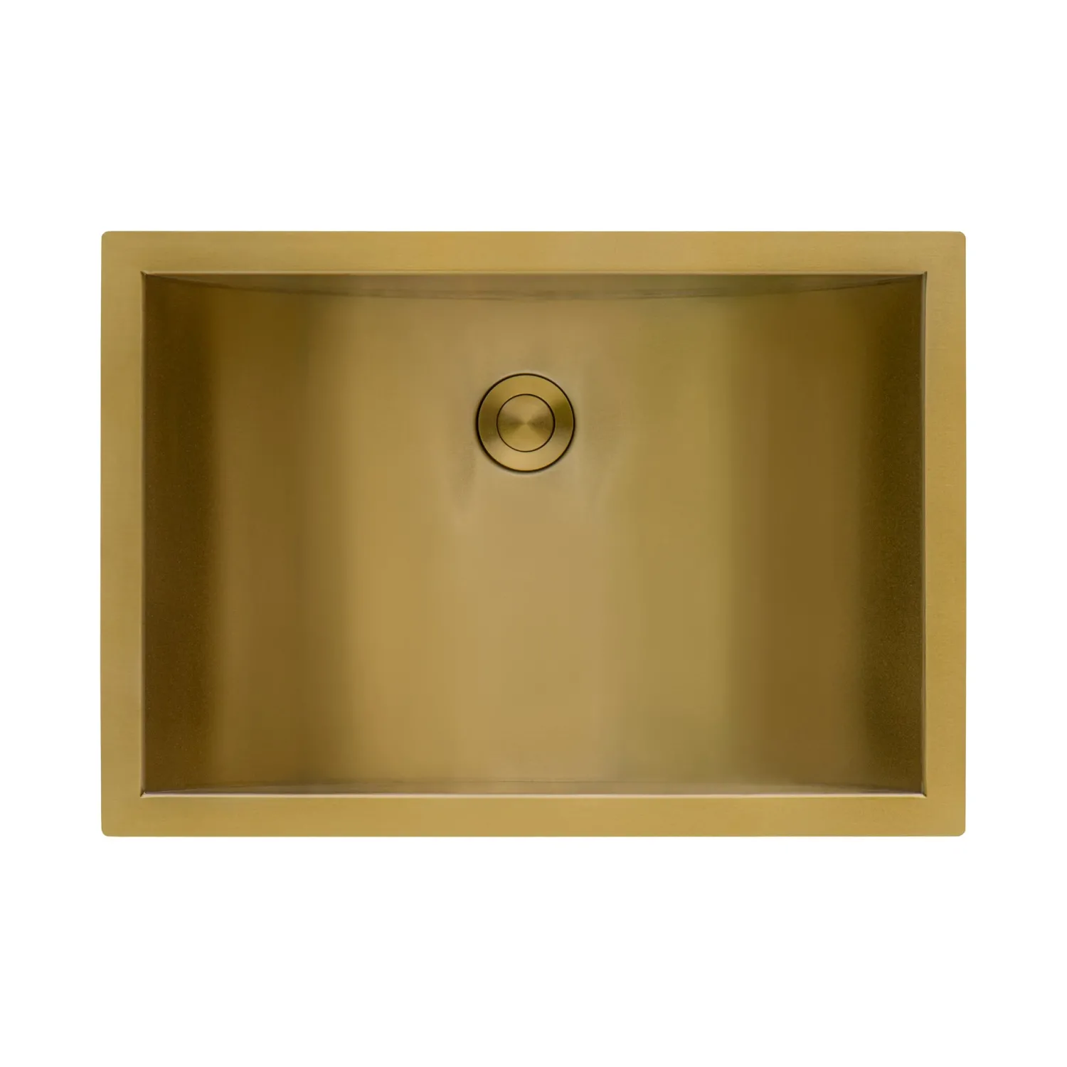 New 18" x 13" Undermount Brushed Gold Rectangular Stainless Steel Bathroom Sink Undermount|Gunmetal, Brass, & Gold