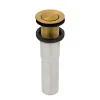 20" x 14" Undermount Brushed Gold Rectangular Stainless Steel Bathroom Sink Undermount|Gunmetal, Brass, & Gold