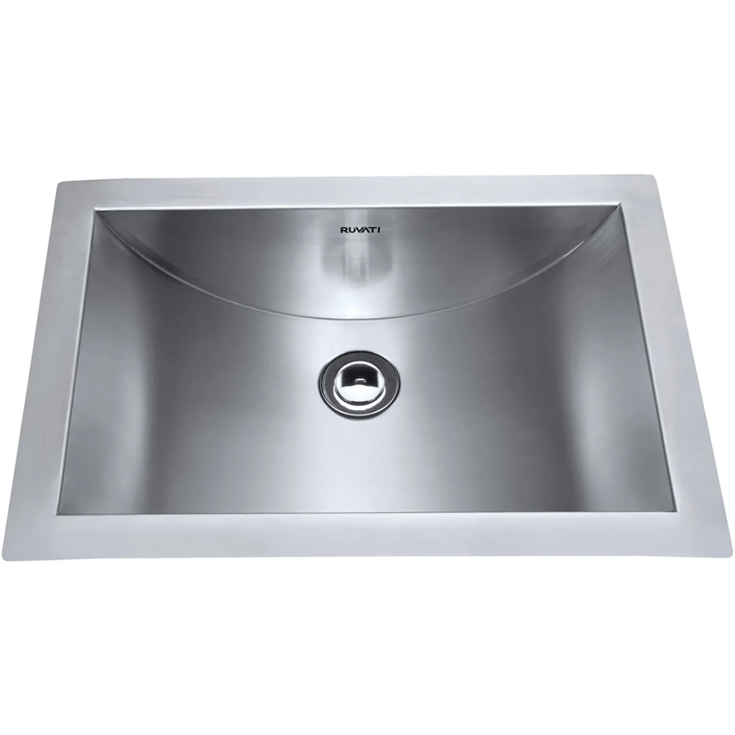 New 18" x 13" Undermount Brushed Stainless Steel Rectangular Bathroom Sink Undermount|Stainless Steel Sinks