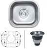 Best 13 x 15" Undermount 16 Gauge Stainless Steel Bar Prep Sink Sinks For Tight Spaces|Bar / Prep Sinks