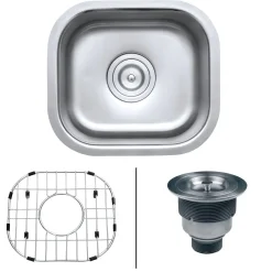 Best 13 x 15" Undermount 16 Gauge Stainless Steel Bar Prep Sink Sinks For Tight Spaces|Bar / Prep Sinks