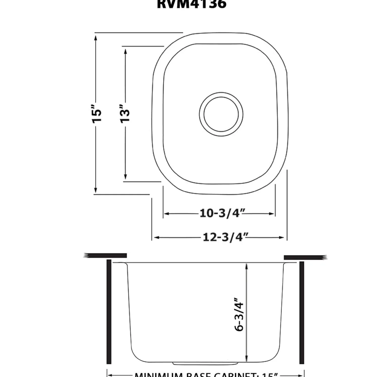 Best 13 x 15" Undermount 16 Gauge Stainless Steel Bar Prep Sink Sinks For Tight Spaces|Bar / Prep Sinks