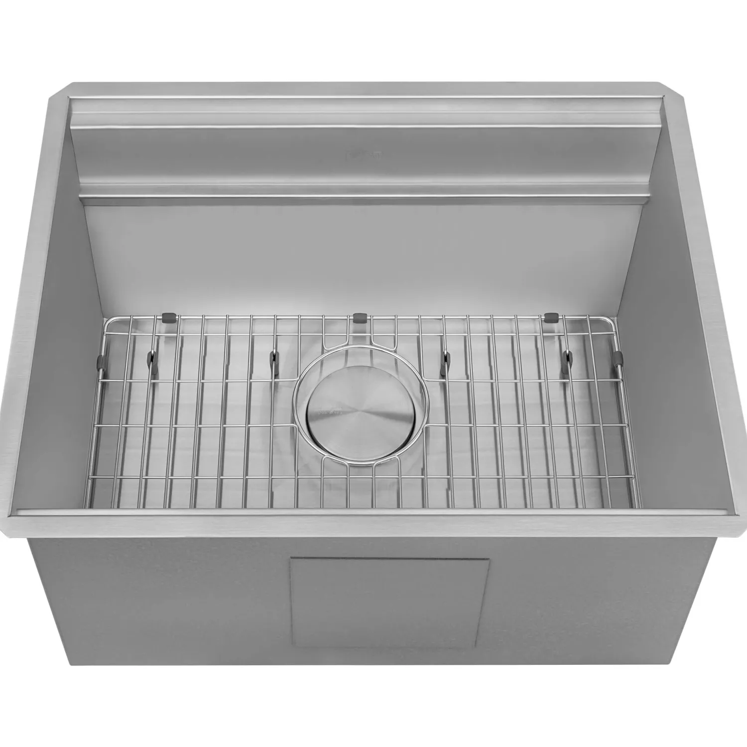 Hot 23" x 19" Undermount Laundry Workstation Sink 12" Deep with Washboard Single Bowl Sinks|Laundry & Utility Sinks