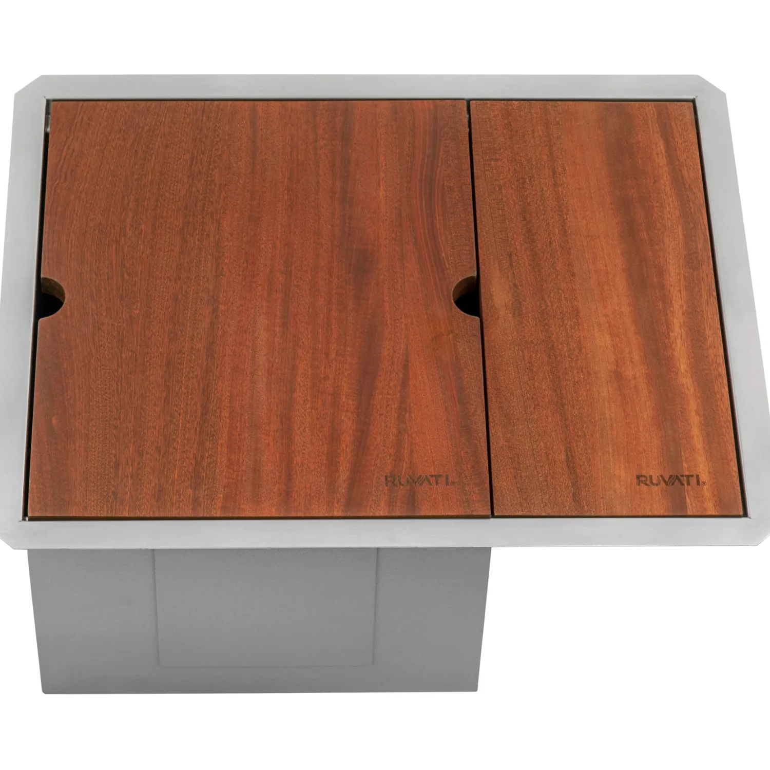 Clearance 22" x 18" Undermount Workstation Bar Sink and Glass Rinser Bar / Prep Sinks|Workstation Sinks