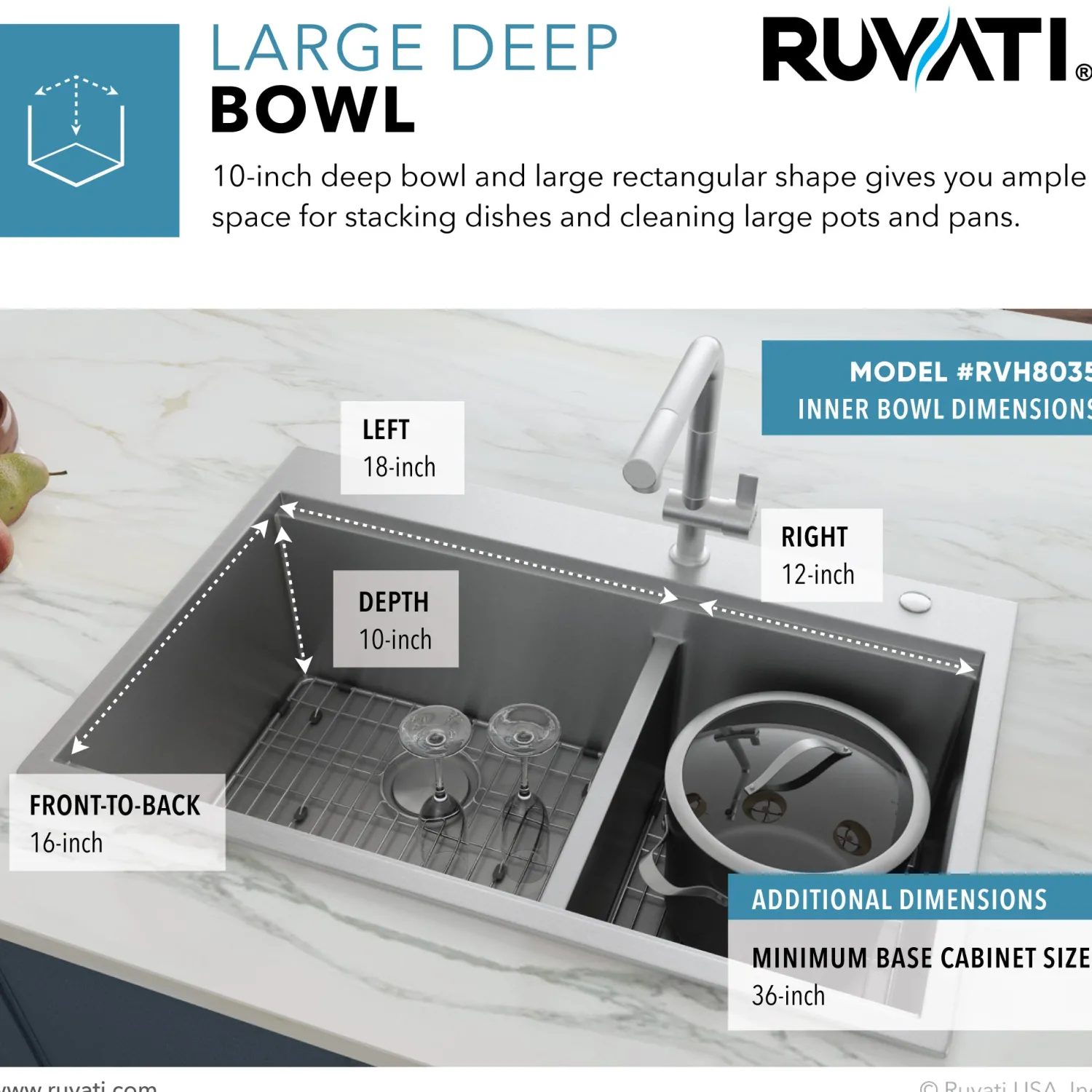 Online 33 x 22" Workstation Drop-in 60/40 Double Bowl Topmount Tight Radius 16 Gauge Stainless Steel Ledge Kitchen Sink Drop-In / Top Mount Sinks|Stainless Steel Sinks