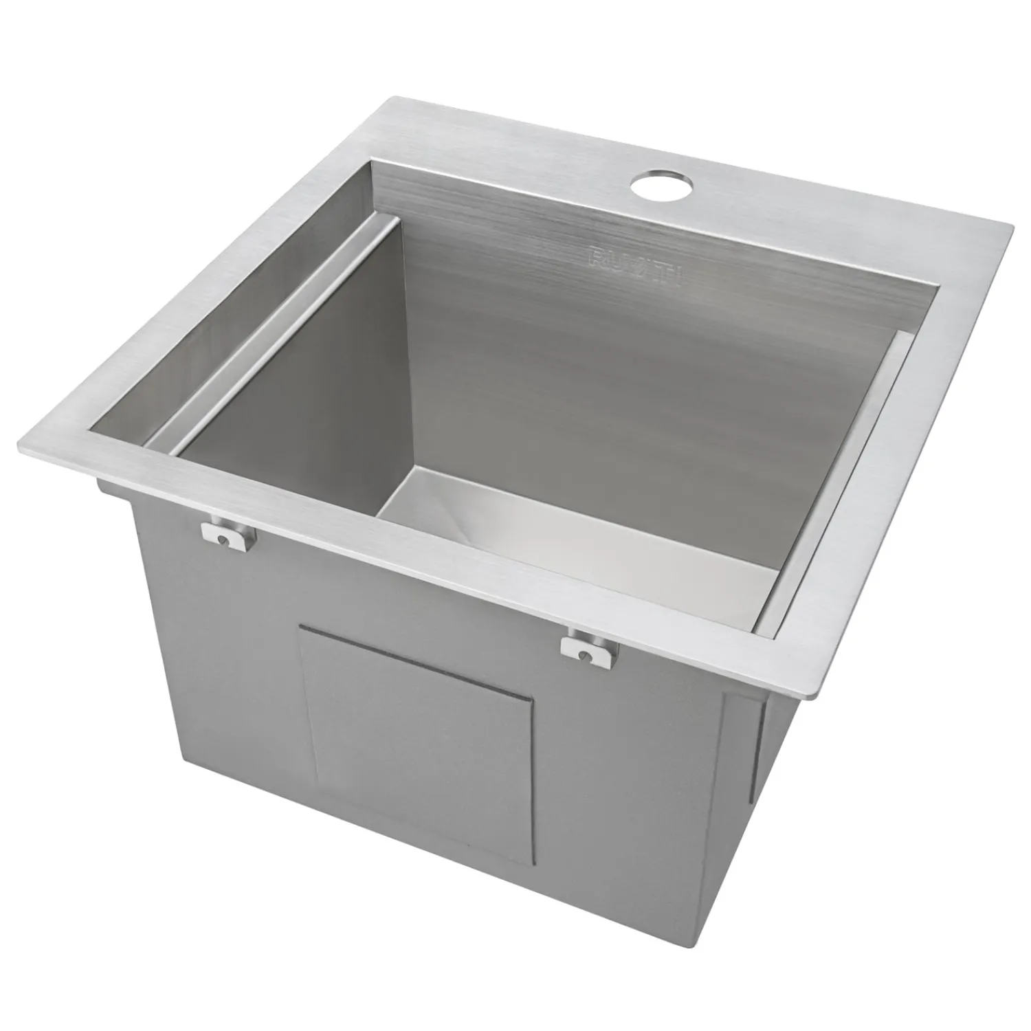 Clearance 15 x 15" Workstation Drop-in Topmount 16 Gauge Stainless Steel Bar Prep RV Sink Bar / Prep Sinks|Workstation Sinks