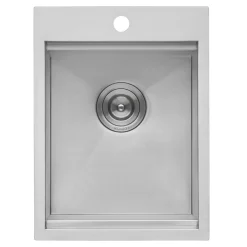 Discount 15 x 20" Workstation Drop-in Topmount 16 Gauge Stainless Steel Bar Prep RV Sink Bar / Prep Sinks|Workstation Sinks
