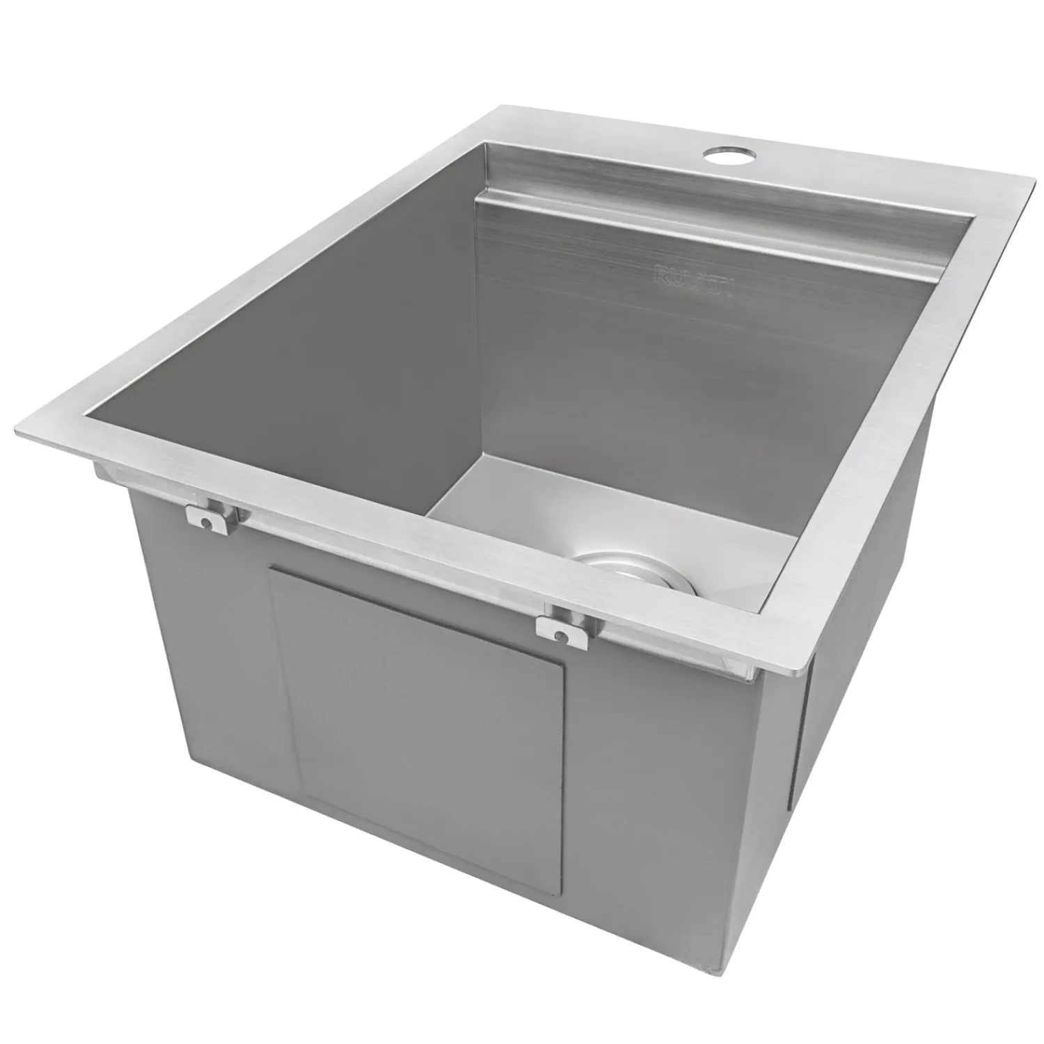 Discount 15 x 20" Workstation Drop-in Topmount 16 Gauge Stainless Steel Bar Prep RV Sink Bar / Prep Sinks|Workstation Sinks