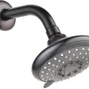 Clearance Shower Arm with 5-Jet Showerhead Shower Heads