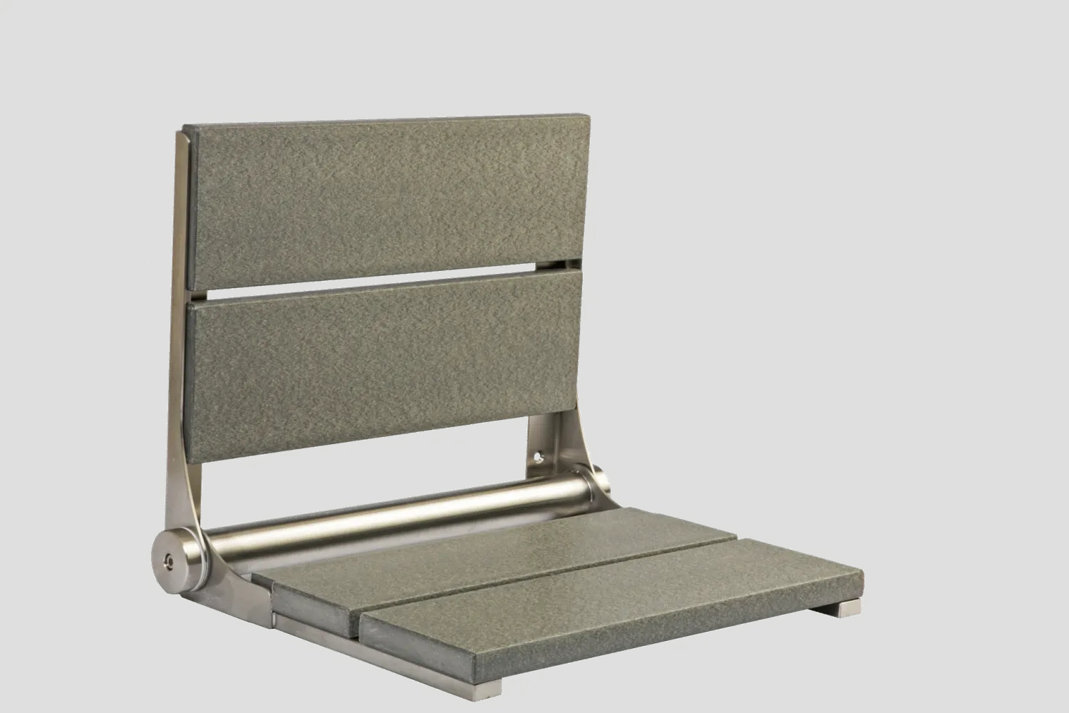 Best 18" Shower Seat with Brushed Frame Shower Seats