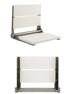 Best 18" Shower Seat with Brushed Frame Shower Seats