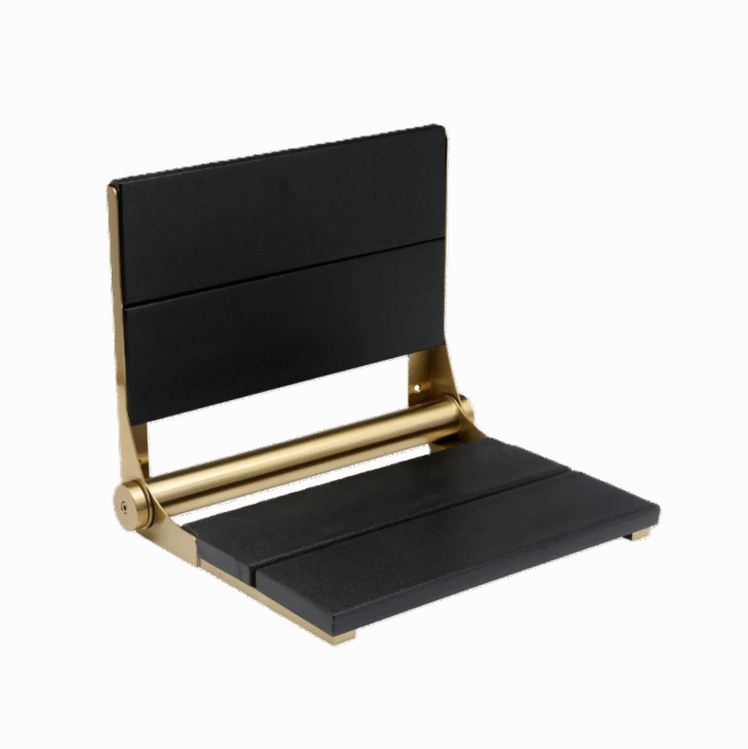 Clearance 18" Shower Seat with Brushed Gold Frame Shower Seats
