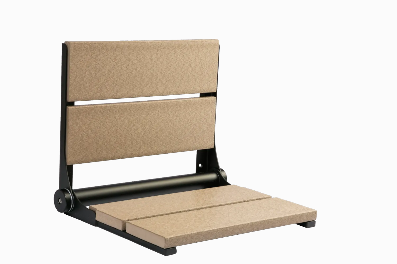 Sale 18" Shower Seat with Matte Black Frame Shower Seats