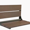 Outlet 26" Shower Seat with Matte Black Frame Shower Seats