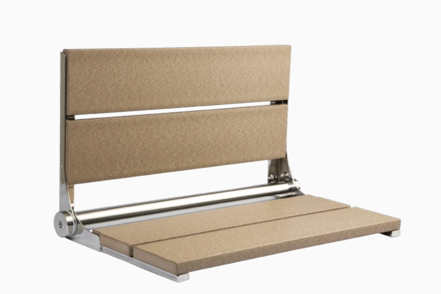 26" Shower Seat with Polished Frame Shower Seats