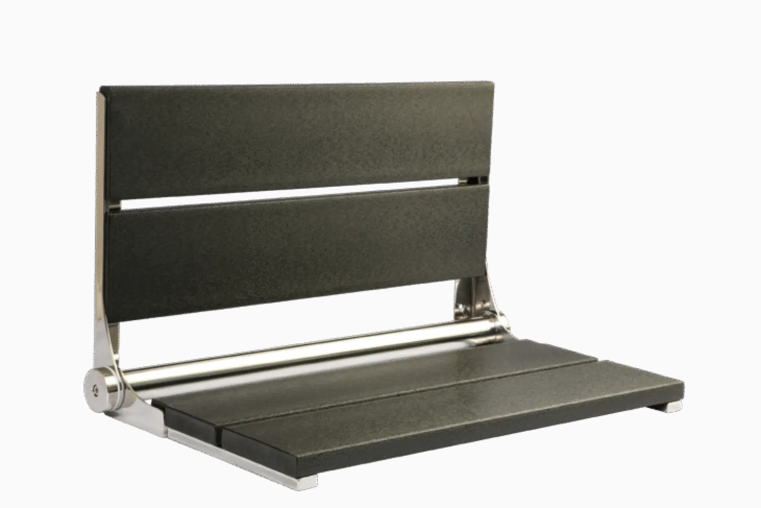26" Shower Seat with Polished Frame Shower Seats