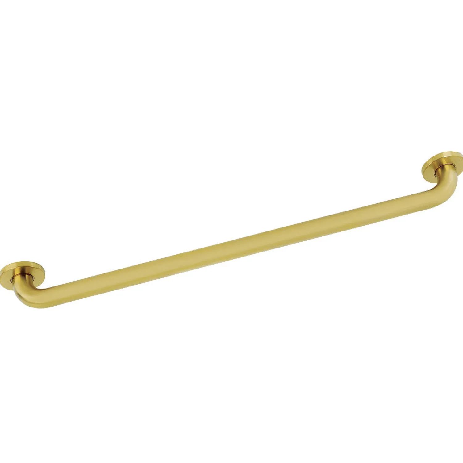 Sale Silver Sage 24" Brass ADA Grab Bar in Brushed Brass Grab Bars