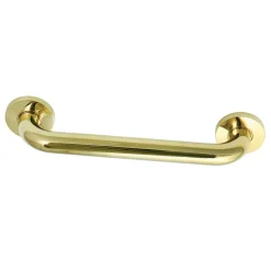 Best Silver Sage 12" Brass ADA Grab Bar in Polished Brass Grab Bars