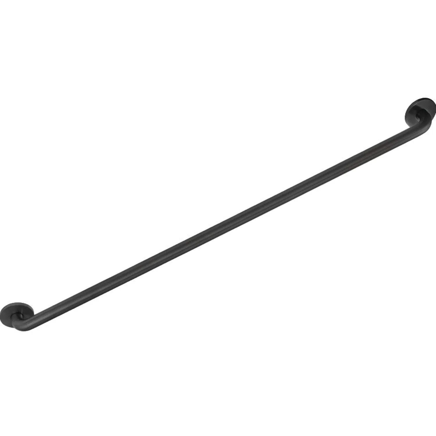 Hot Silver Sage 48" Brass ADA Grab Bar in Matte Black Grab Bars