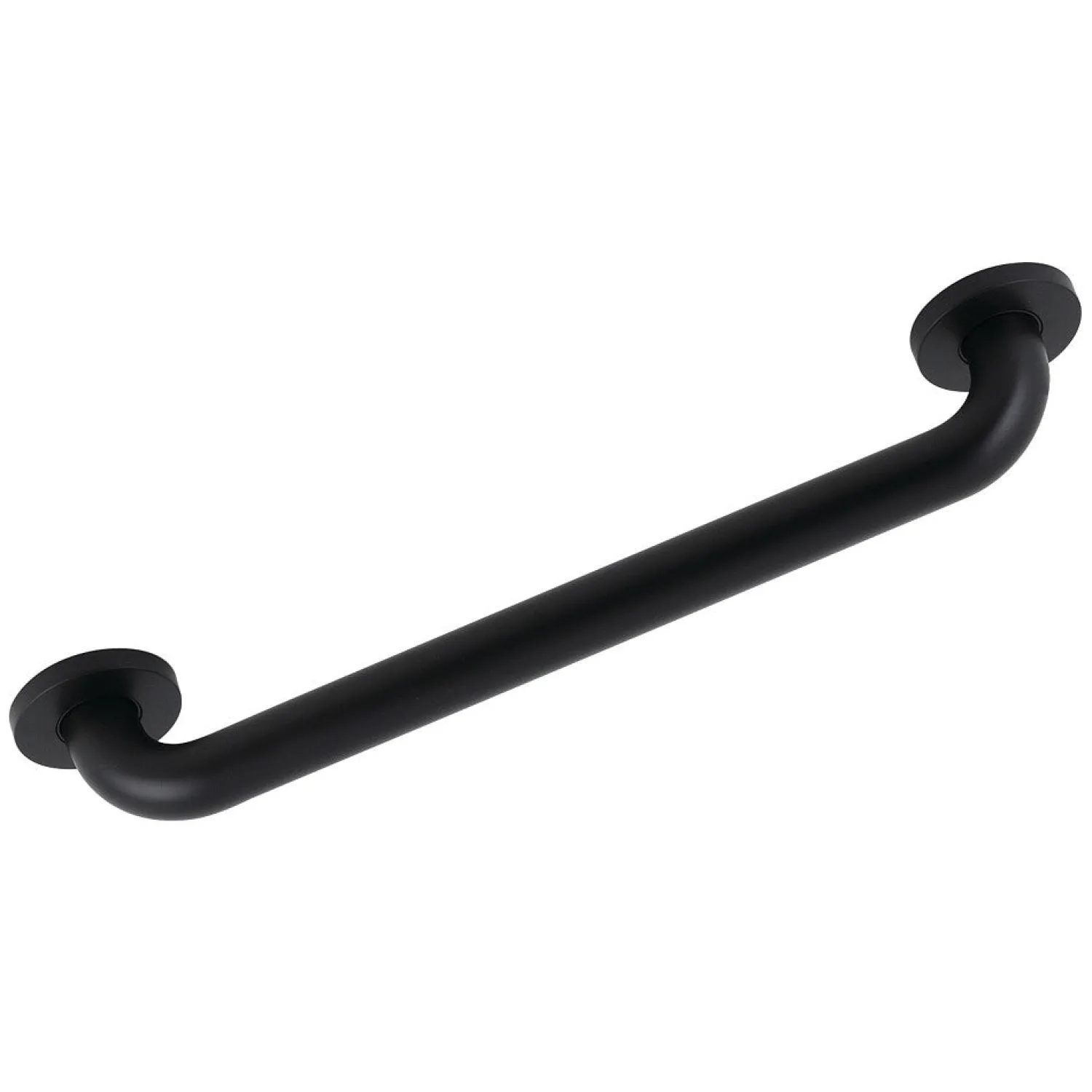 Outlet Silver Sage 16" Brass ADA Grab Bar in Matte Black Grab Bars