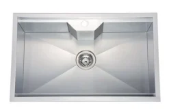 Best 31" Single Bowl Dual Mount 18 Gauge Stainless Steel Kitchen Sink Drop-In / Top Mount Sinks|Undermount Sinks