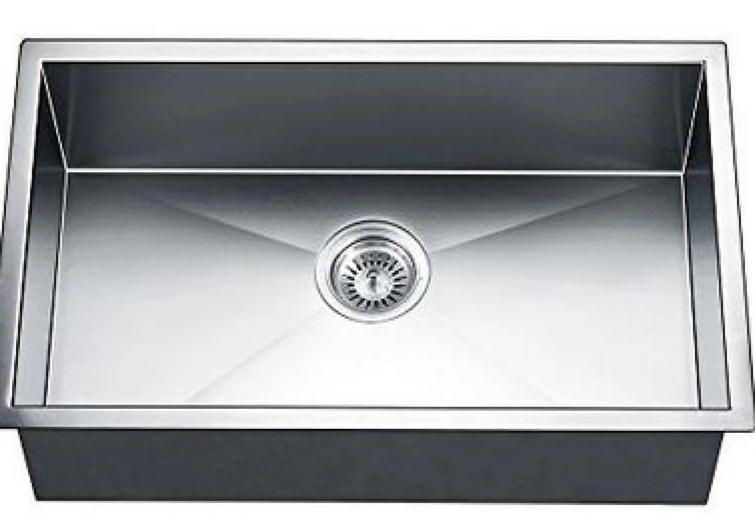Outlet 30" Single Bowl Dual Mount 18 Gauge Stainless Steel Kitchen Sink Drop-In / Top Mount Sinks|Stainless Steel Sinks