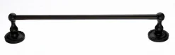 Online 18" Single Towel Bar With Ribbon & Reed Detail In Oil Rubbed Bronze Top Knobs|Towel Bars