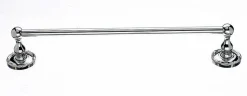 Online 18" Single Towel Bar With Ribbon & Reed Detail In Polished Chrome Top Knobs|Chrome Hardware